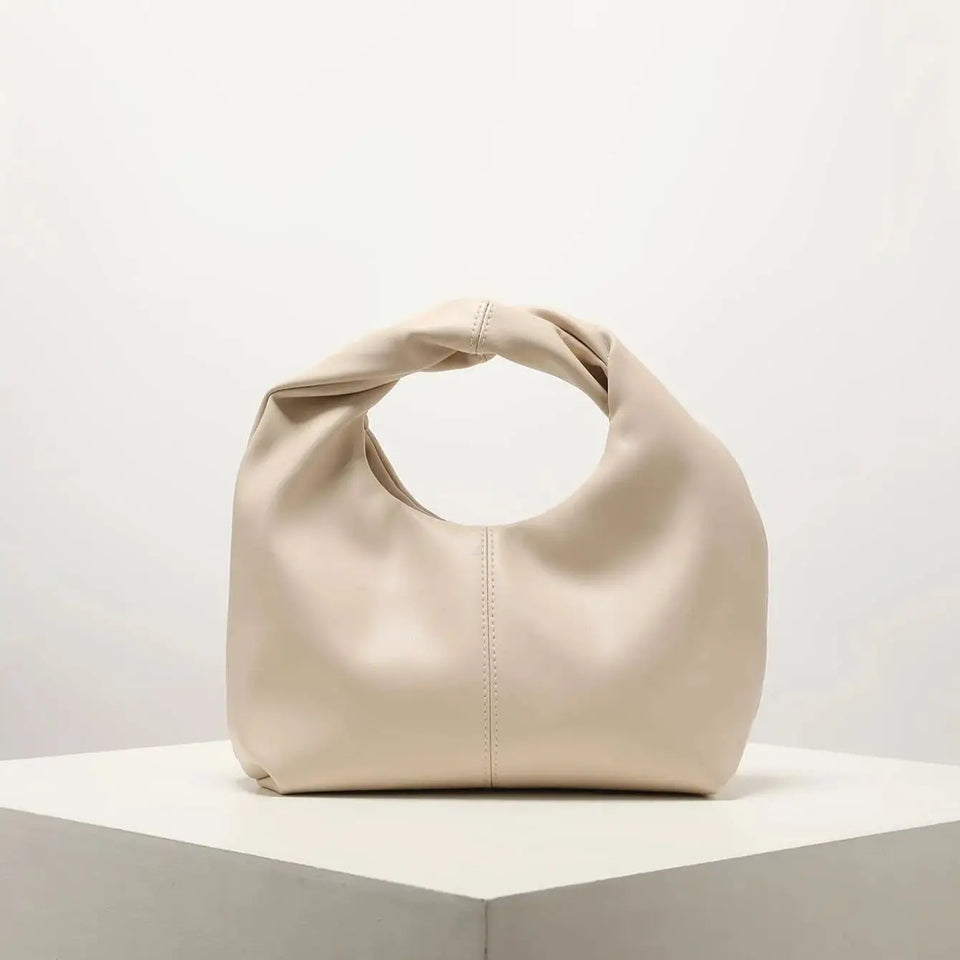 Mini Bolsa de Mão Feita em Couro Legítimo - Clean