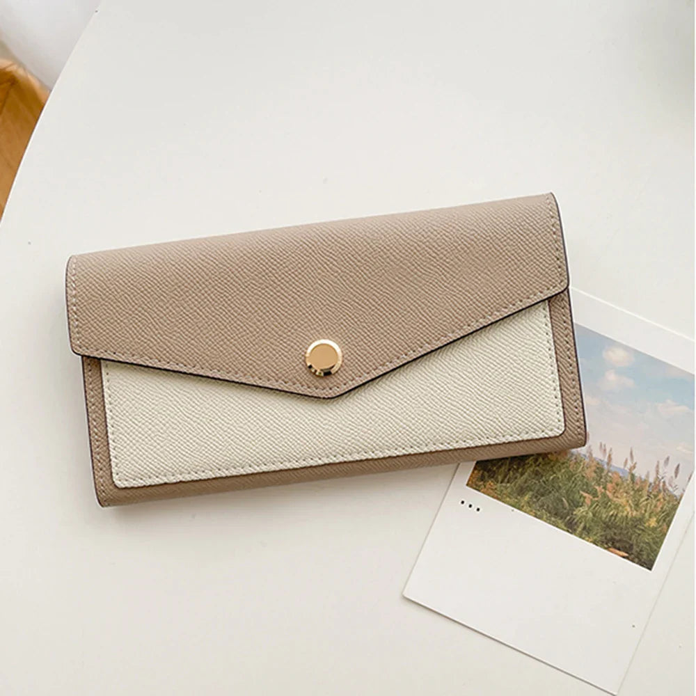 Carteira Feminina Envelope em Couro Legítimo - Prestige