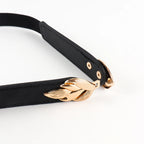 Cinto Feminino em Couro Legítimo com Elastico - Amour