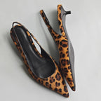 Sandália Scarpin Salto Onça