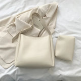 Bolsa em Couro Legítimo + Necessaire - Glass