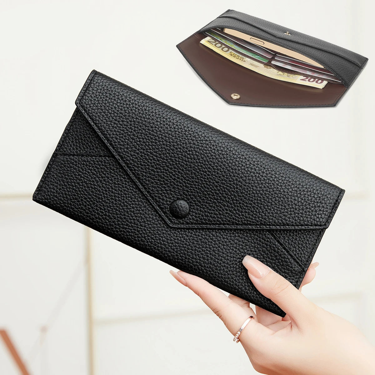 Carteira Feminina em Couro Legítimo - Althea