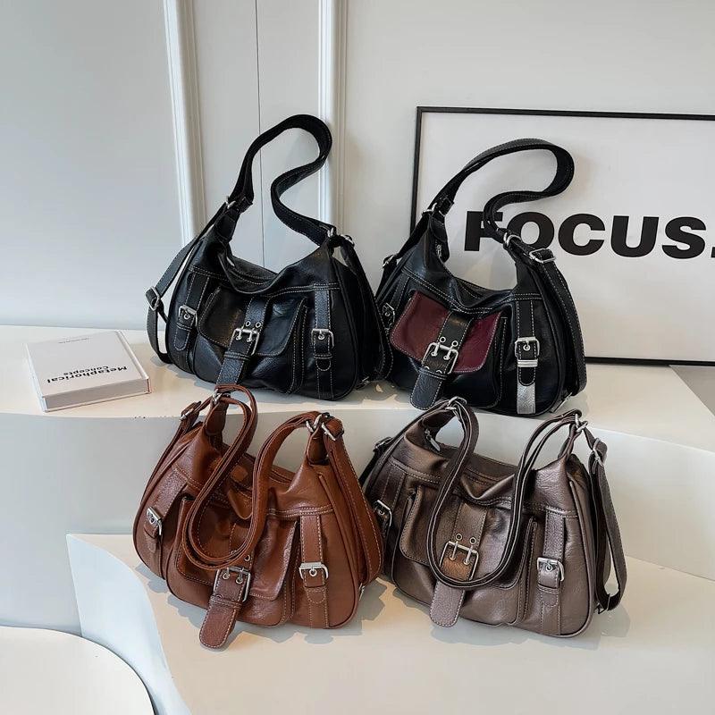 Bolsa 2 em 1 em Couro Legítimo - Sofia