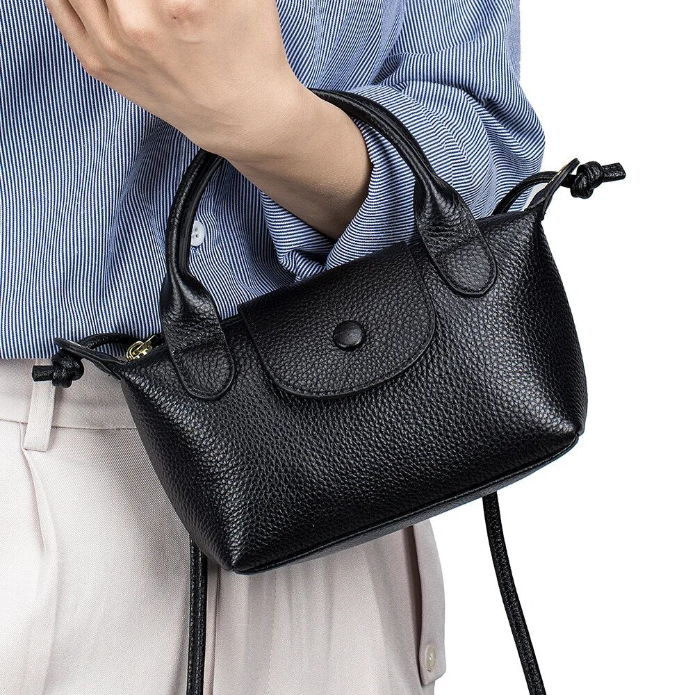 Bolsa Tiracolo Pequena Couro Legítimo Liz