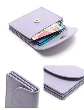 Carteira Feminina Compacta em Couro Modern Slim - LuxoCouer