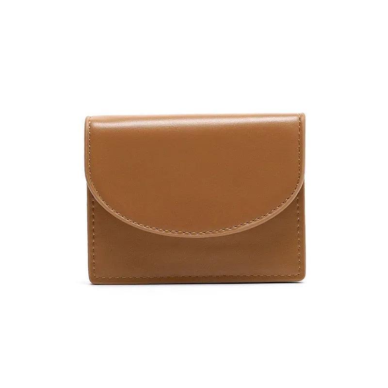 Carteira Feminina Compacta em Couro Modern Slim - LuxoCouer