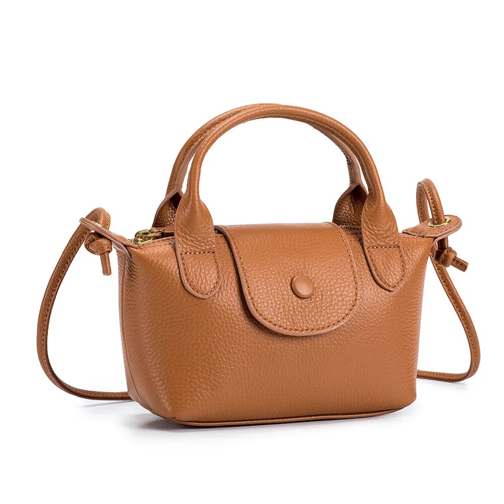 Bolsa Tiracolo Pequena Couro Legítimo Liz