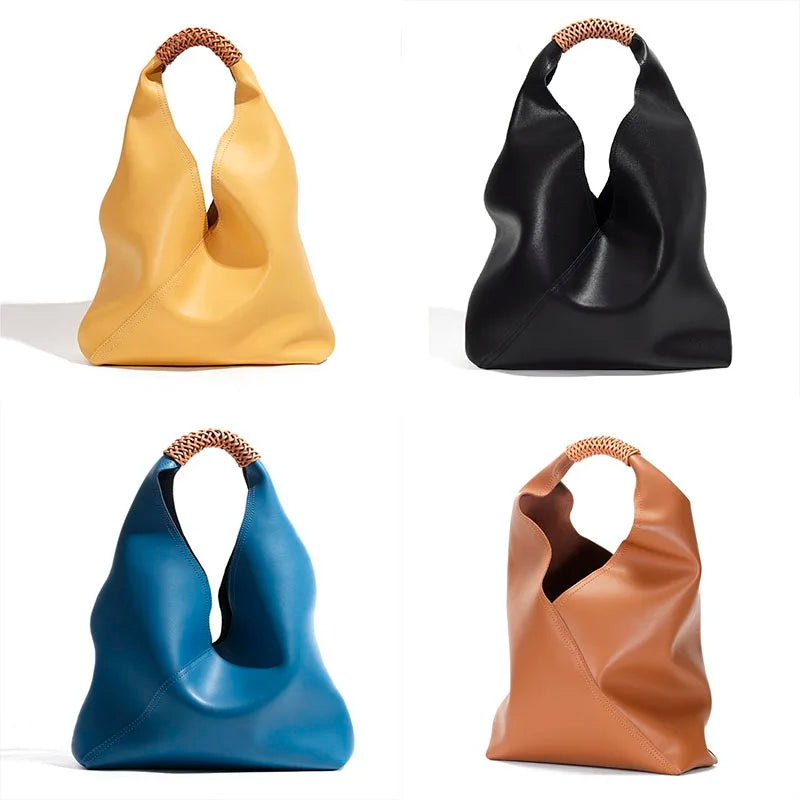 Bolsa Shopping Grande Couro Legítimo Rebeca