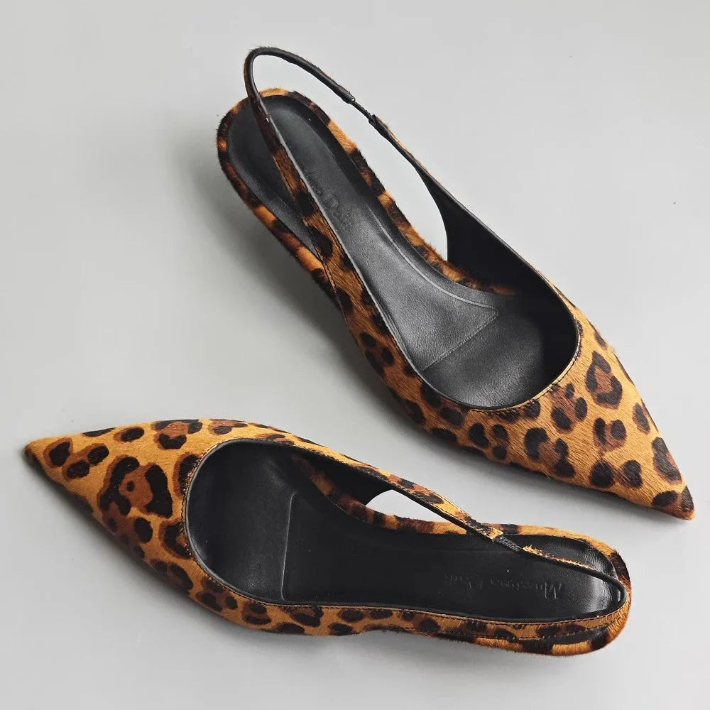 Sandália Scarpin Salto Onça