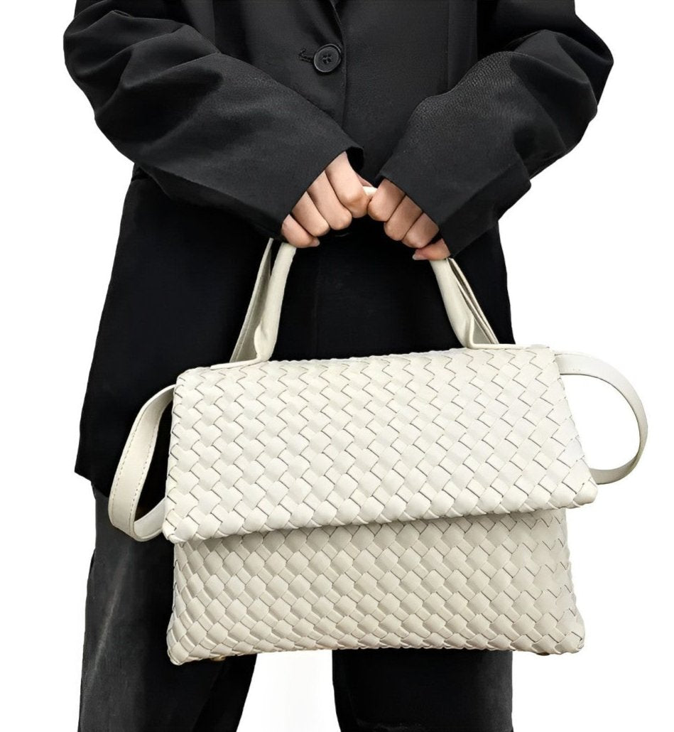 Bolsa Trançada Couro Legítimo Débora