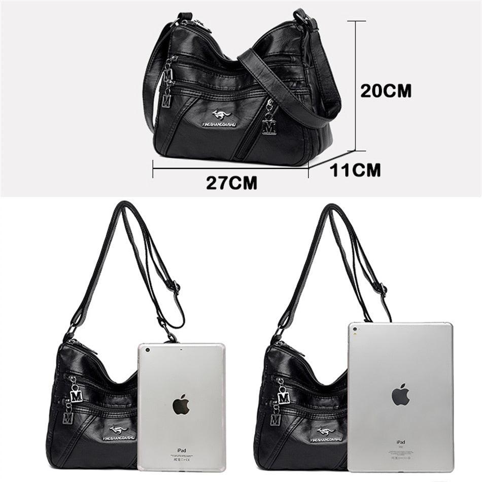 Bolsa Feminina em Couro Legítimo - Maria - LuxoCouer