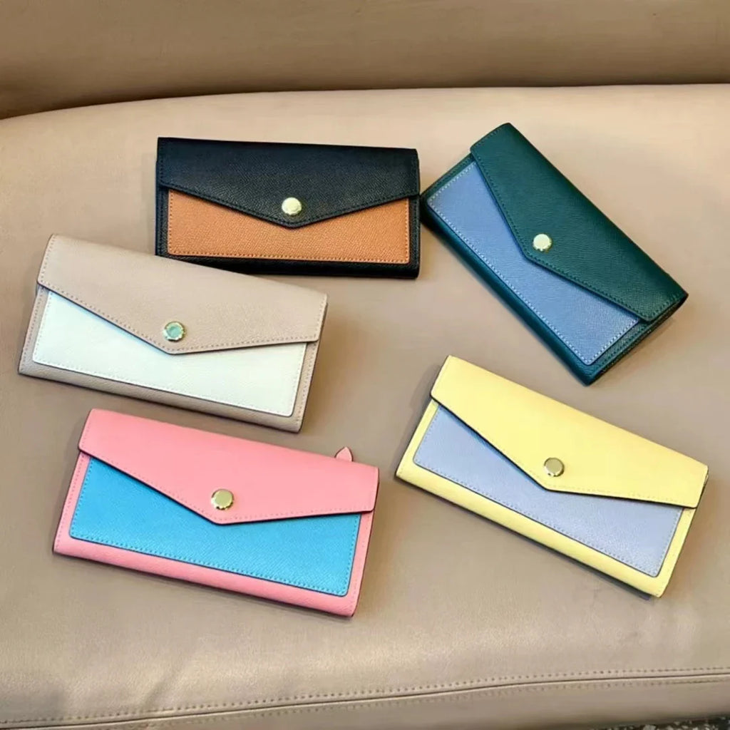Carteira Feminina Envelope em Couro Legítimo - Prestige
