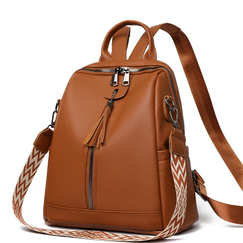 Mochila Feminina em Couro Legítimo - Aeris