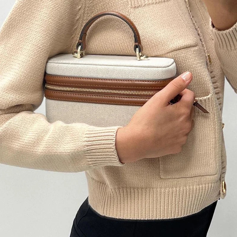 Bolsa Tiracolo Box Canva Fernanda