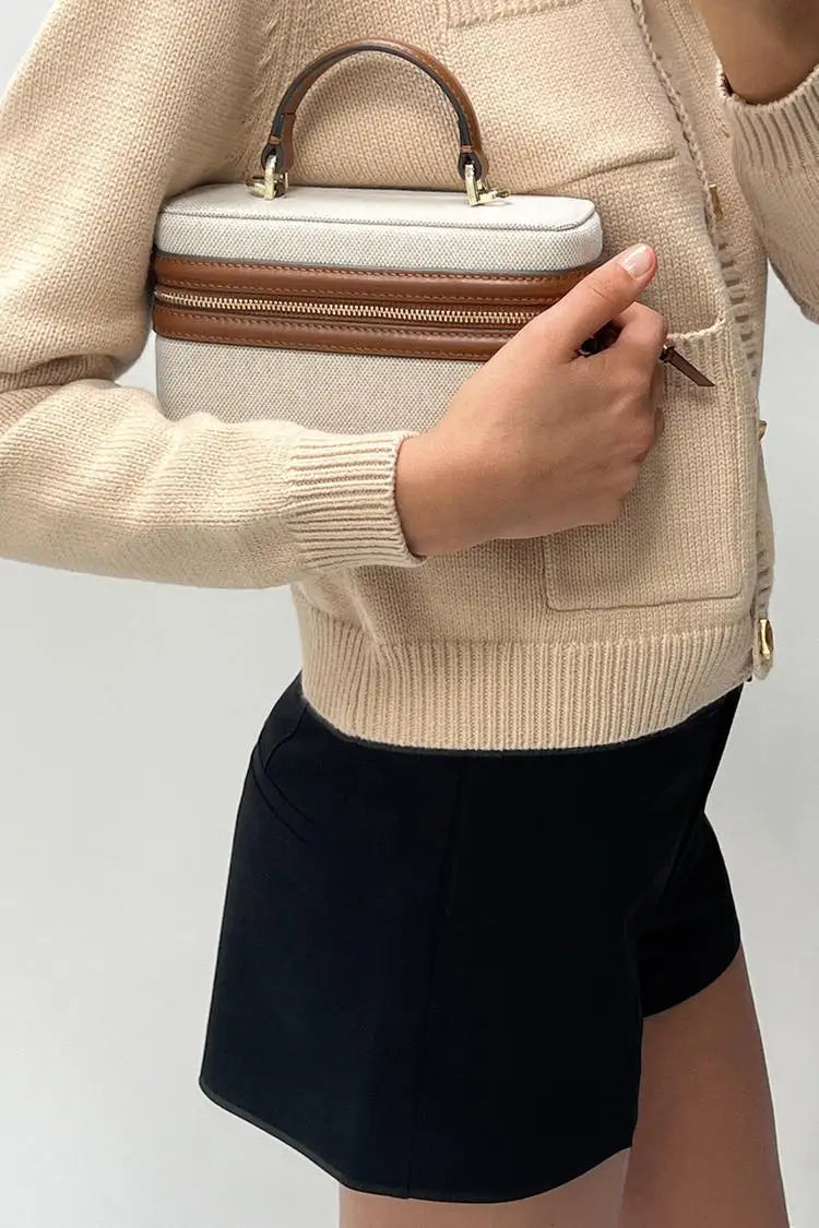 Bolsa Tiracolo Box Canva Fernanda