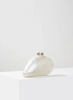 Bolsa Clutch Acrílico Concha Perolada Livia