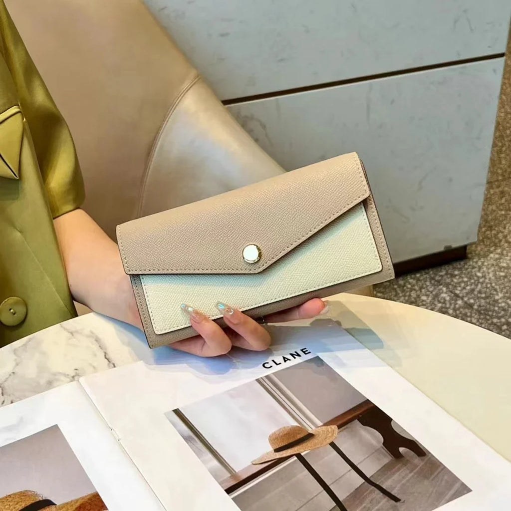 Carteira Feminina Envelope em Couro Legítimo - Prestige