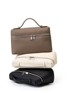 Bolsa Pequena Couro Legítimo Tote Rosa