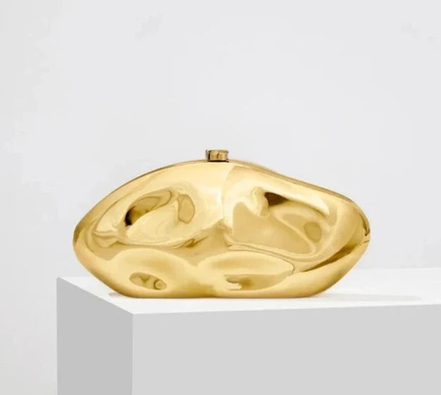 Bolsa Clutch Metalizada Nicole