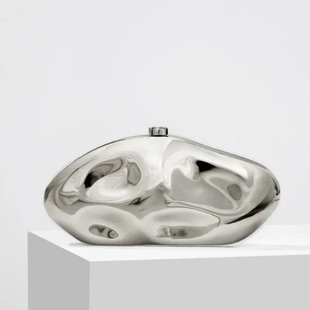 Bolsa Clutch Metalizada Nicole