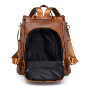 Mochila Feminina em Couro Legítimo - Selene