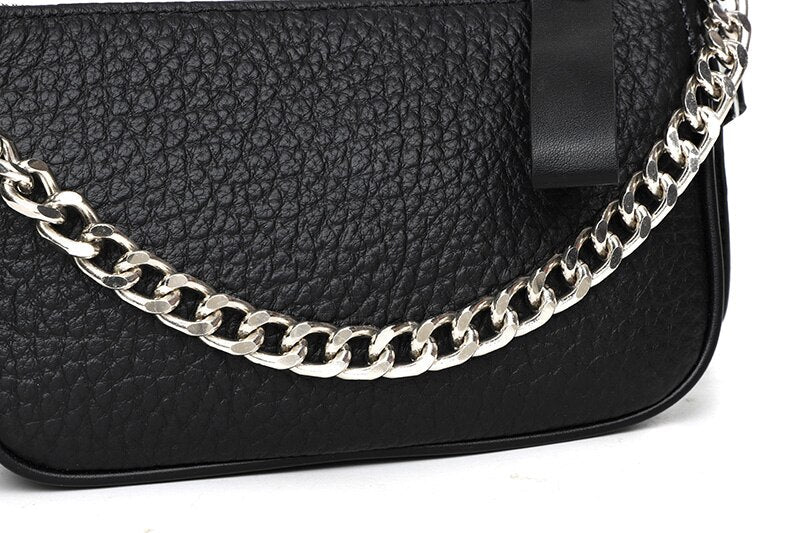 Bolsa Tiracolo Pequena Couro Legítimo Lara