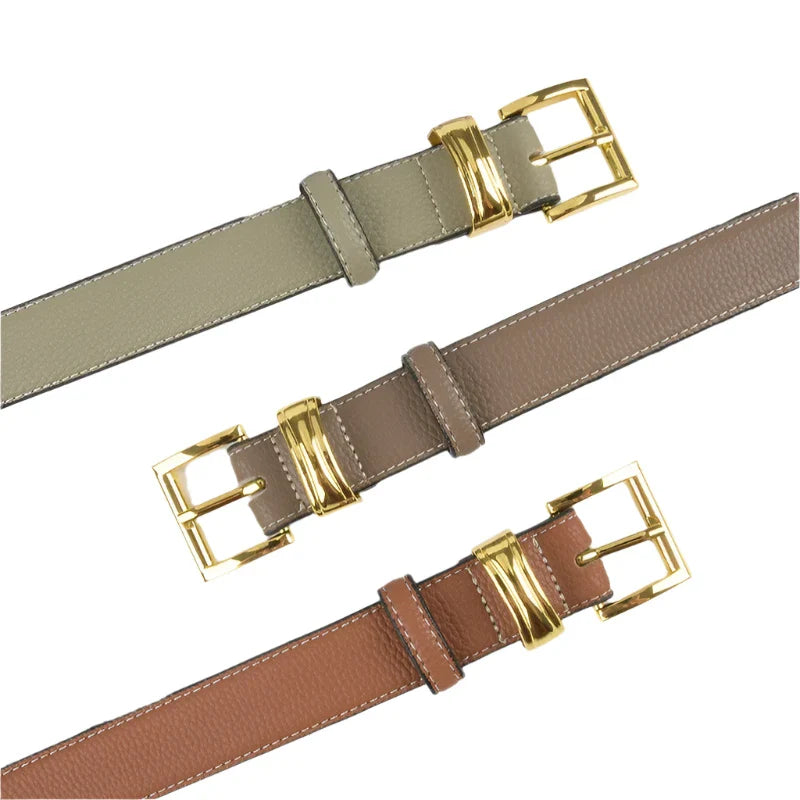 Cinto Feminino em Couro Legítimo - Céline