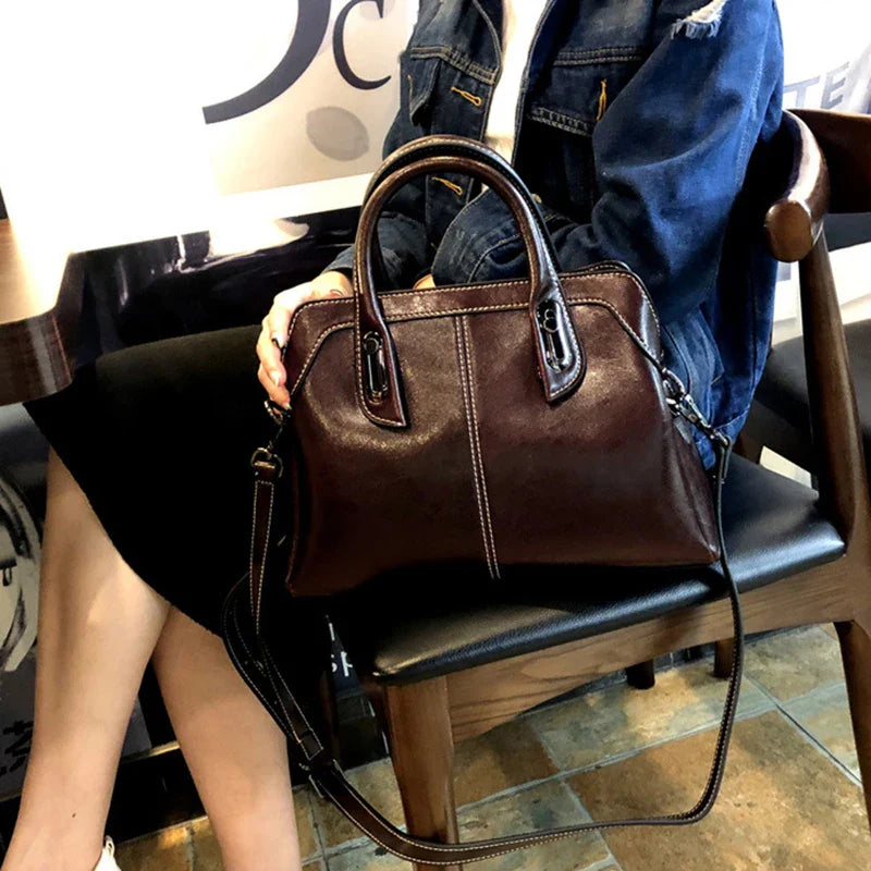 Bolsa em Couro Legítimo - Taísla