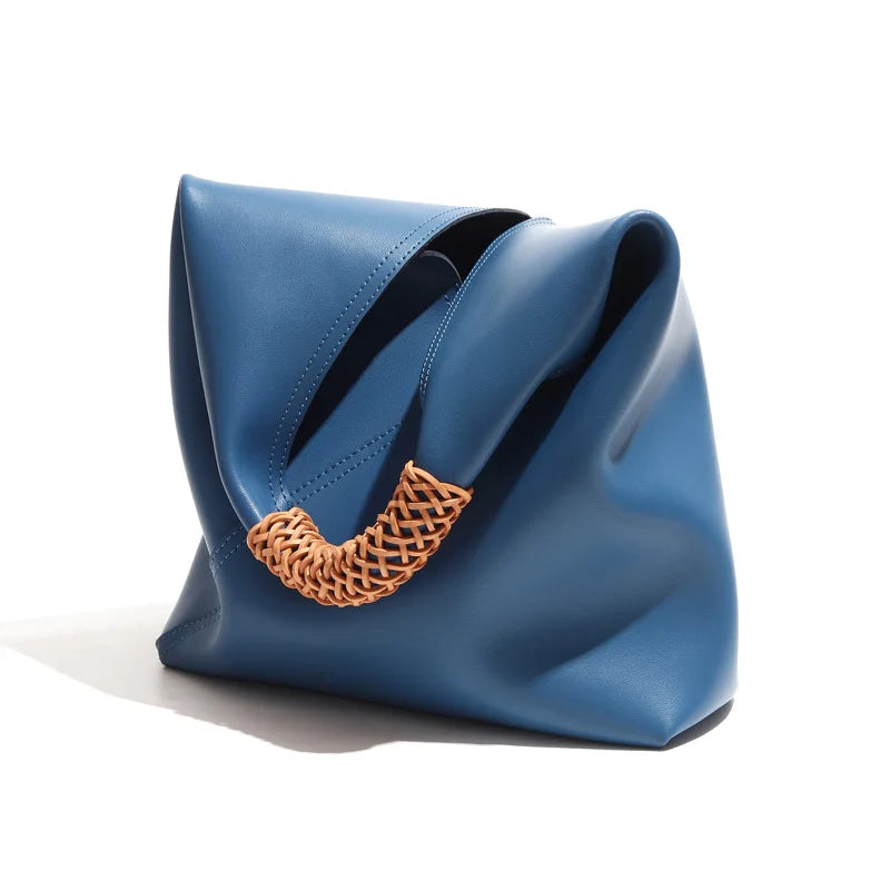 Bolsa Shopping Grande Couro Legítimo Rebeca