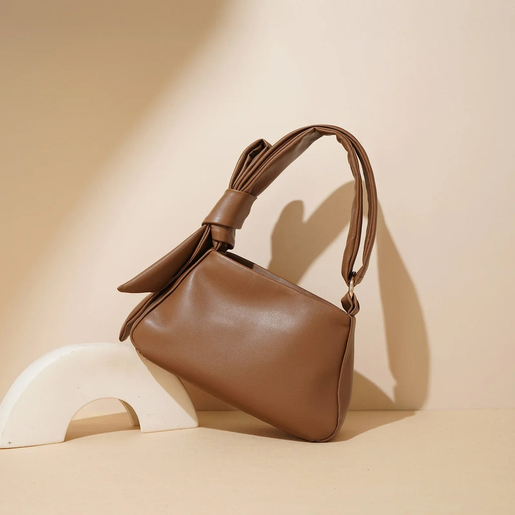Bolsa Couro Legítimo Tiracolo Laço Hilda