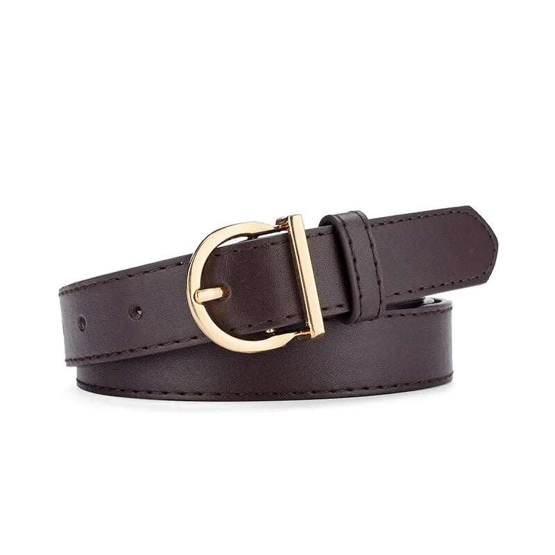 Cinto Feminino em Couro Legítimo - Céline