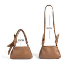 Bolsa Couro Legítimo Tiracolo Laço Hilda