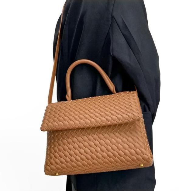 Bolsa Trançada Couro Legítimo Débora