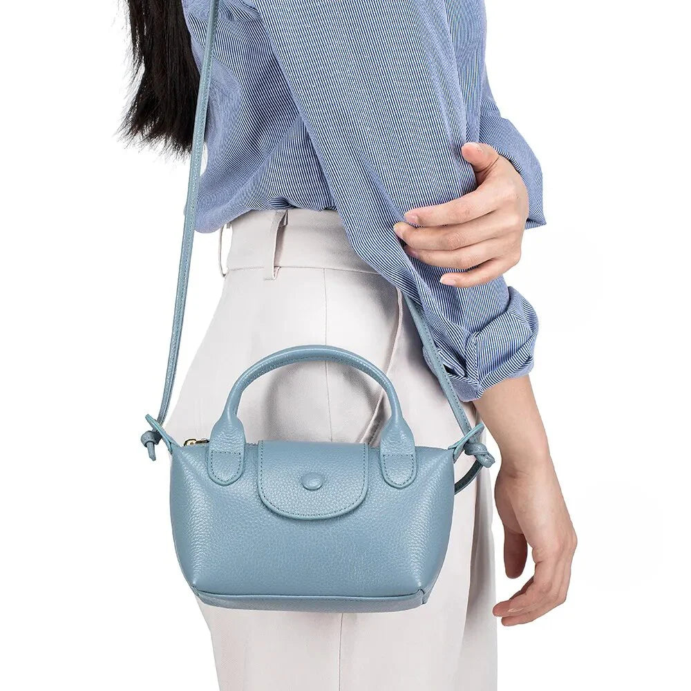 Bolsa Tiracolo Pequena Couro Legítimo Liz