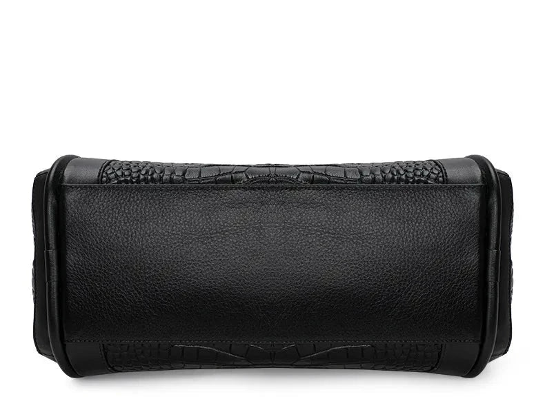 Bolsa Média Couro Legítimo Chloe Croco