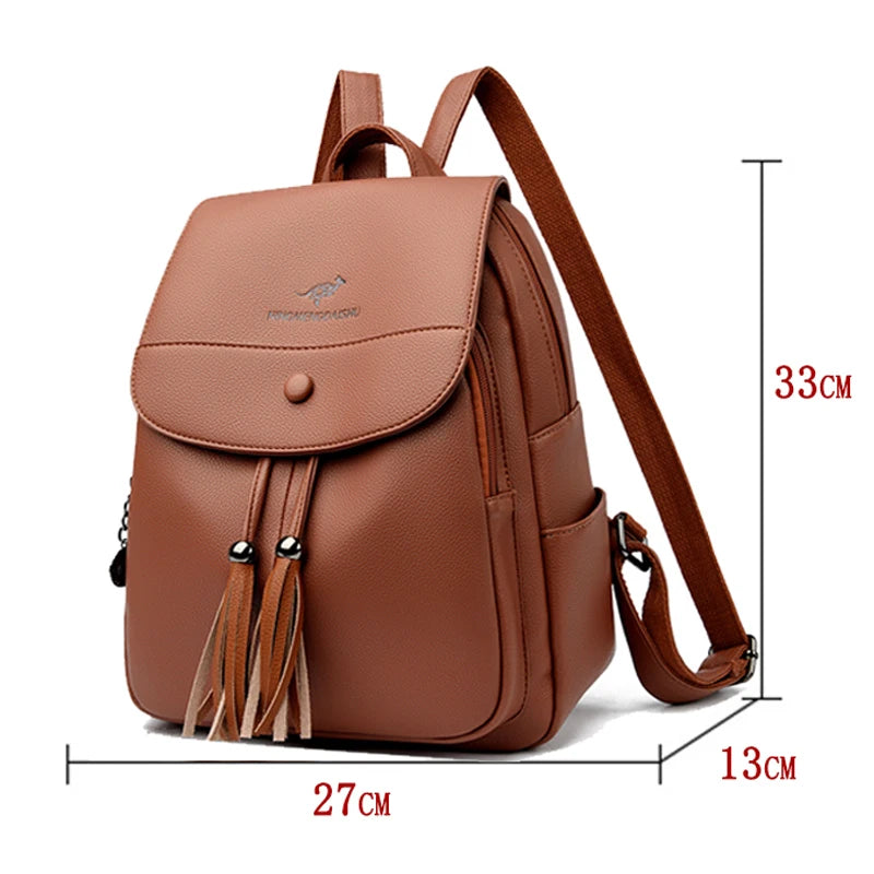 Mochila Feminina em Couro Legítimo - Quiss
