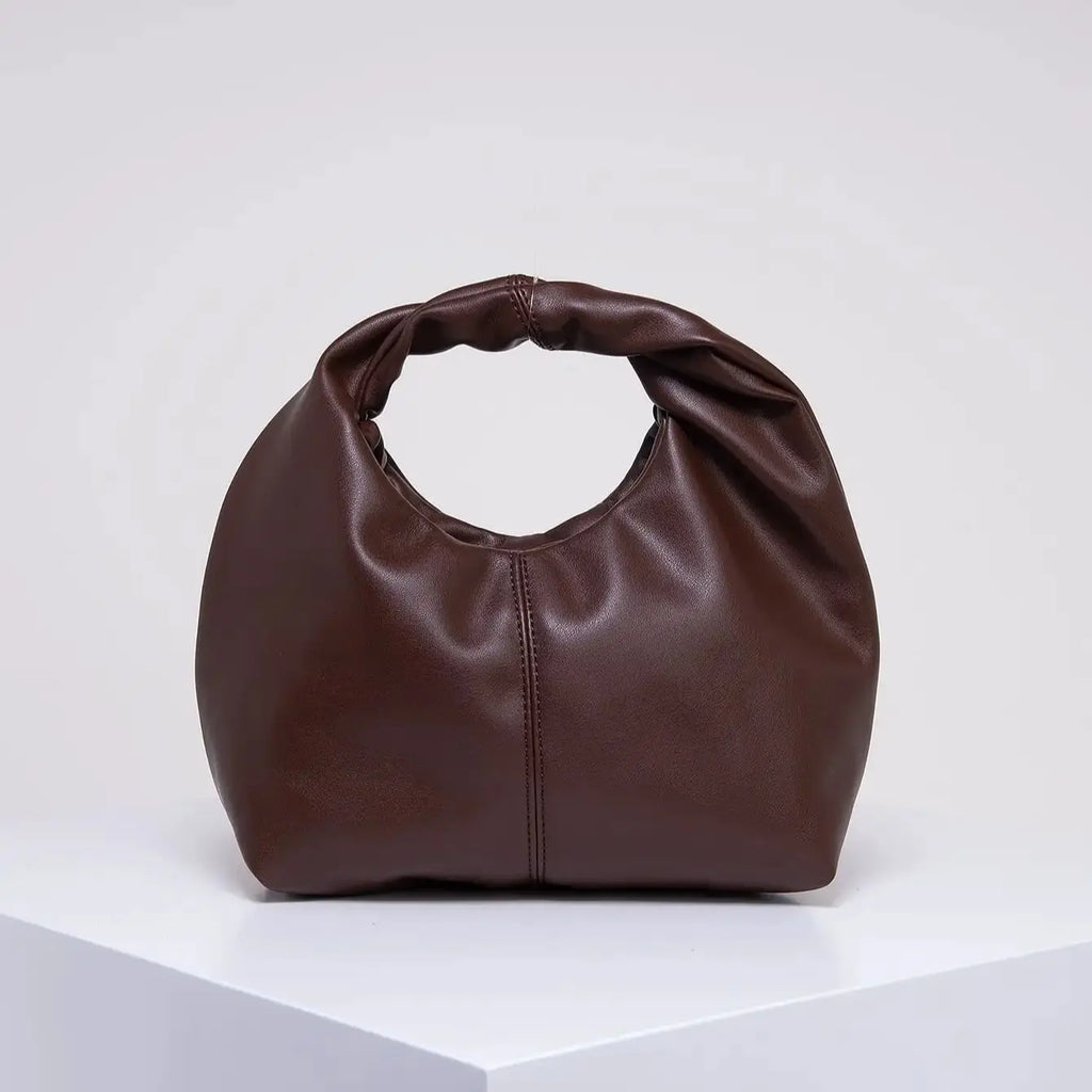 Mini Bolsa de Mão Feita em Couro Legítimo - Clean
