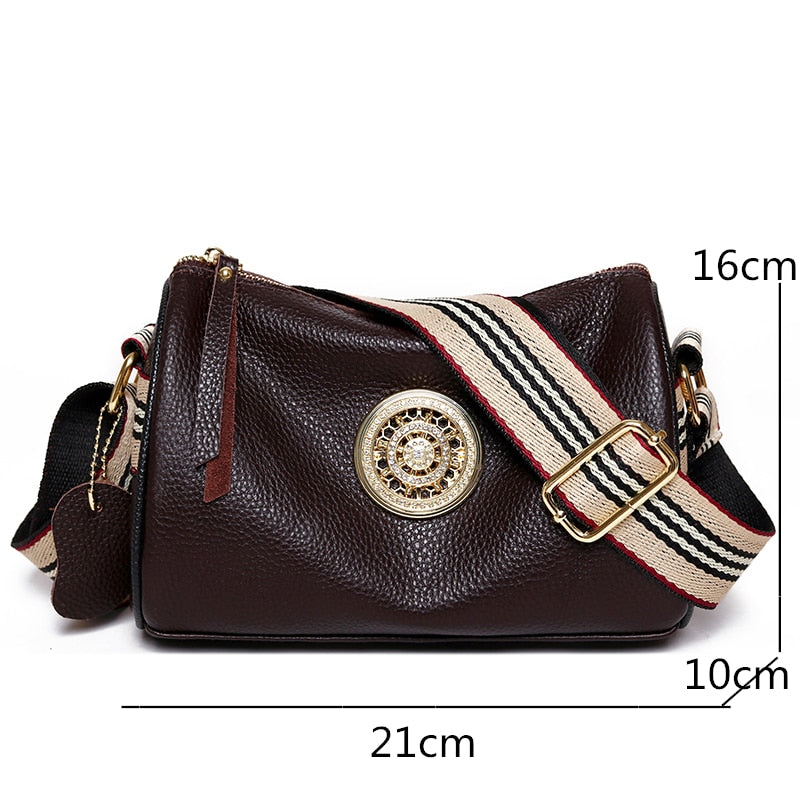 Bolsa de Ombro Pequena Couro - Orlane