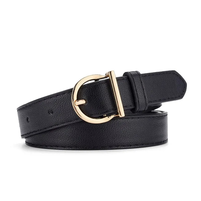 Cinto Feminino em Couro Legítimo - Céline