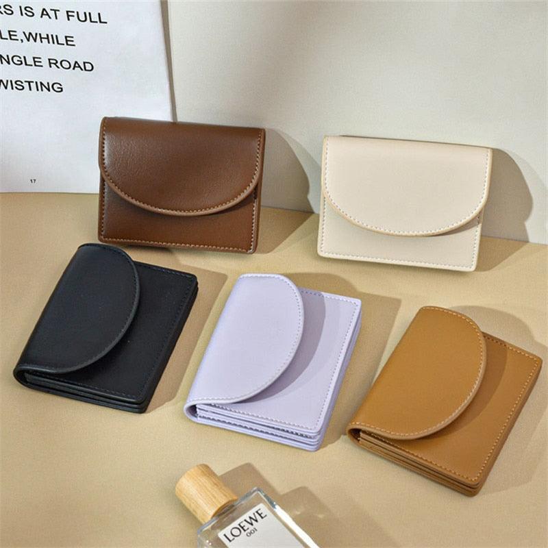 Carteira Feminina Compacta em Couro Modern Slim - LuxoCouer