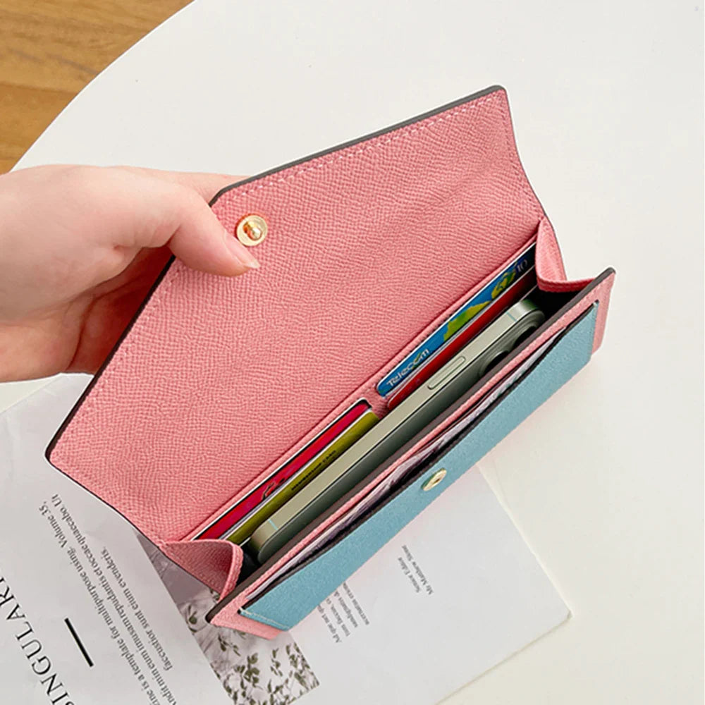 Carteira Feminina Envelope em Couro Legítimo - Prestige