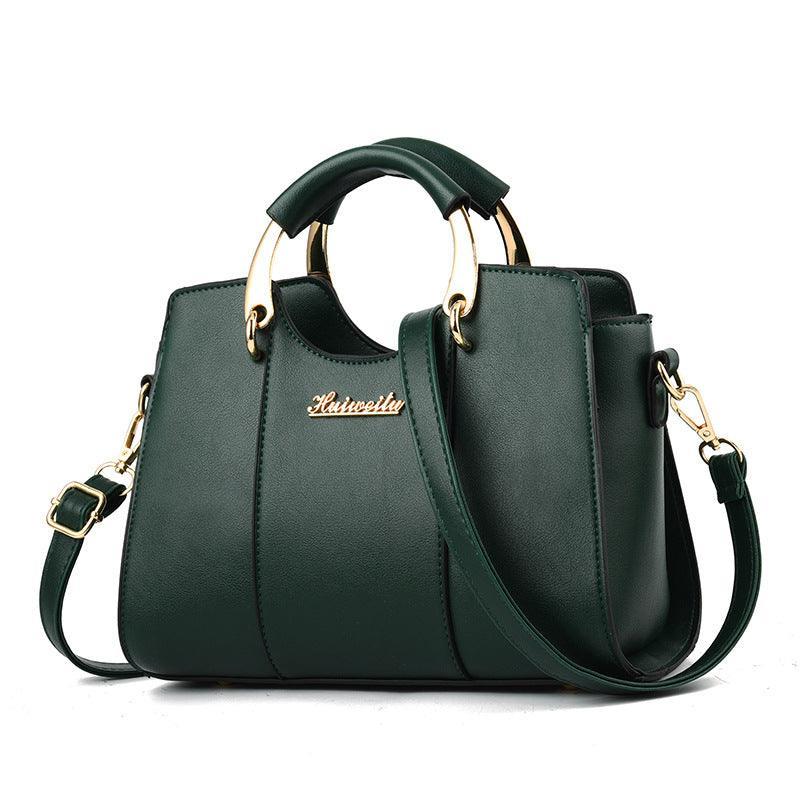 Bolsa Feminina de Couro Legítimo Transversal Luxuosa - Atena - LuxoCouer