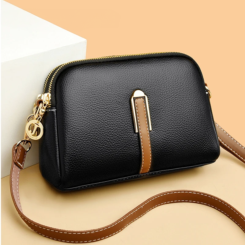 Bolsa Transversal em Couro  - Zadie