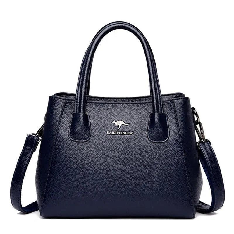Bolsa Feminina de Couro Legítimo Transversal - Quality - LuxoCouer