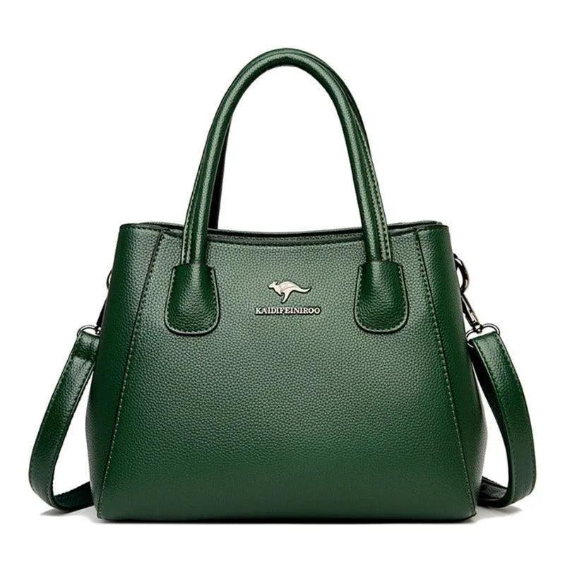 Bolsa Feminina de Couro Legítimo Transversal - Quality - LuxoCouer