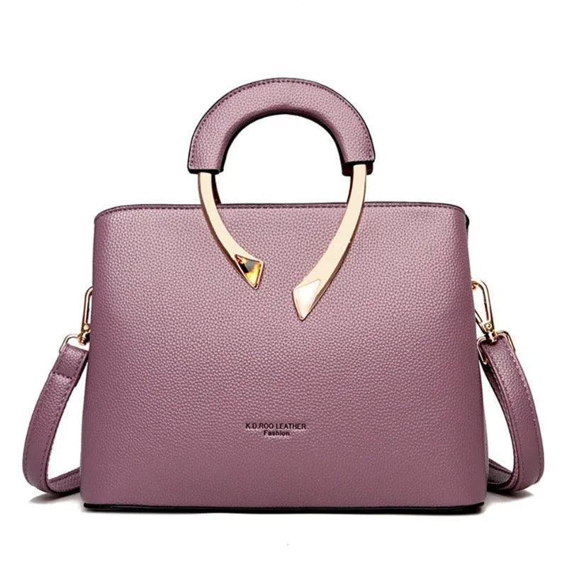 Bolsa Feminina de Couro Legítimo Transversal - Uiva - LuxoCouer