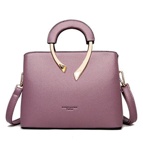 Bolsa Feminina de Couro Legítimo Transversal - Uiva - LuxoCouer