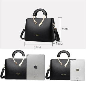 Bolsa Feminina de Couro Legítimo Transversal - Uiva - LuxoCouer