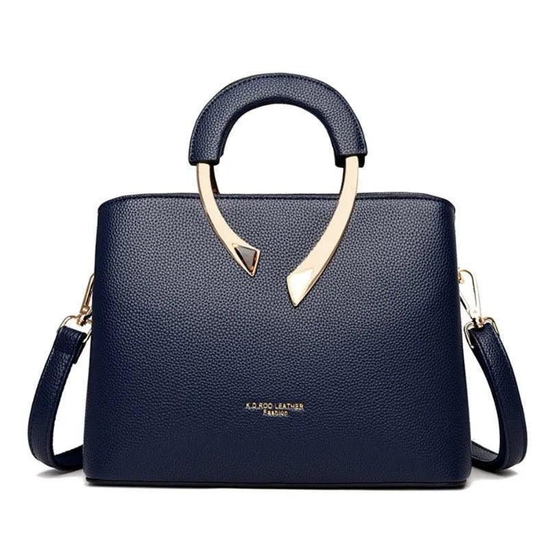 Bolsa Feminina de Couro Legítimo Transversal - Uiva - LuxoCouer
