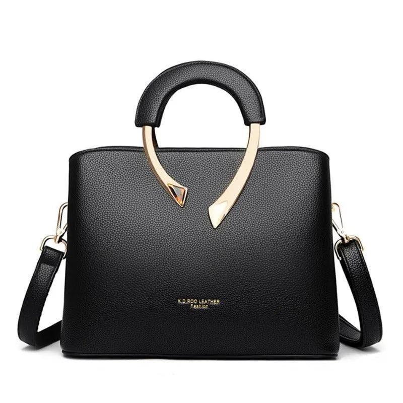 Bolsa Feminina de Couro Legítimo Transversal - Uiva - LuxoCouer